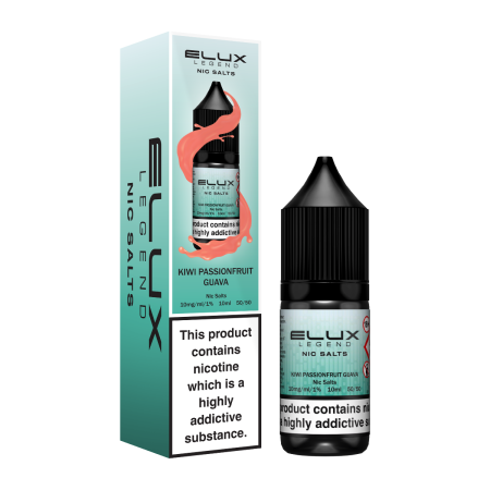 Elux Nic Salt E-liquid - Kiwi Passionfruit Guava