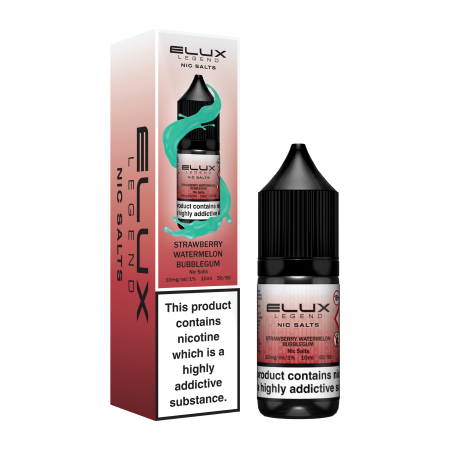 Elux Nic Salt E-liquid - Strawberry Watermelon Bubblegum