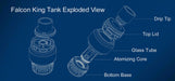 HorizonTech King Falcon Sub Ohm Tank - vapesdirect