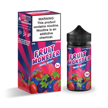 Fruit Monster 100ml Shortfill Mixed Berries - vapesdirect