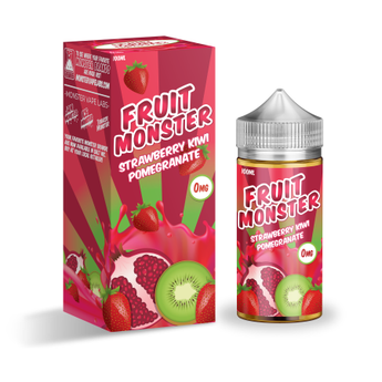 Fruit Monster 100ml Shortfill Strawberry Kiwi Pomegranate - vapesdirect