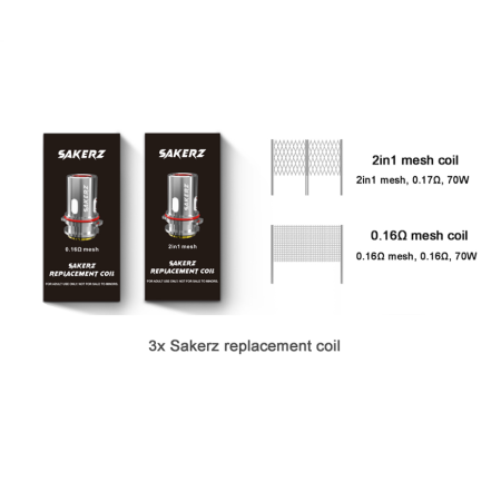 HorizonTech Sakerz Replacement Coils - vapesdirect