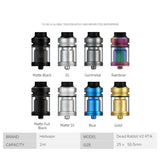 Hellvape Dead Rabbit V2 RTA Tank - Free UK Delivery - vapesdirect