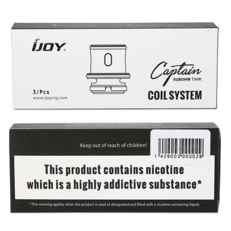 IJOY Captain Mini Tank Replacement Coils 3 Pack - vapesdirect
