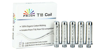Innokin Prism T18/T22 Tank Replacement Coils 1.5ohm 5 Pack - vapesdirect