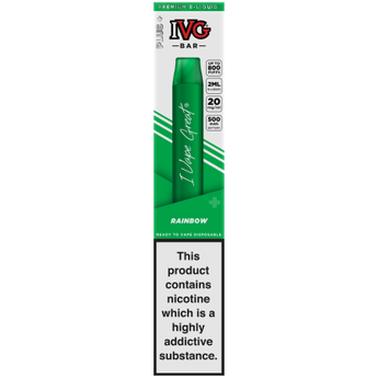 IVG Disposable Air Bar Plus - Rainbow - vapesdirect