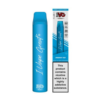 IVG Disposable Air Bar - Blue Rush Ice - vapesdirect