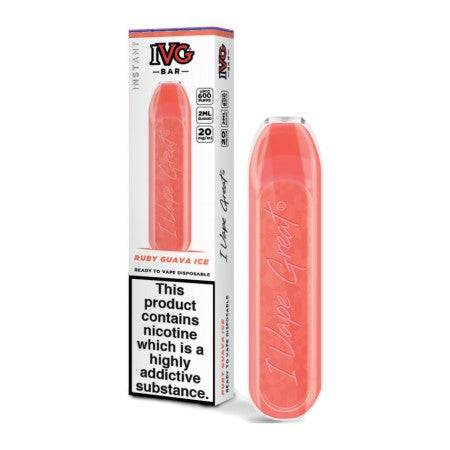 IVG Disposable Air Bar Plus - Ruby Guava Ice - vapesdirect