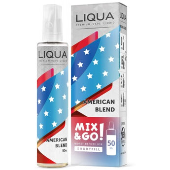 Liqua Mix & Go American Blend 50ml (70ml Short Fill) - vapesdirect