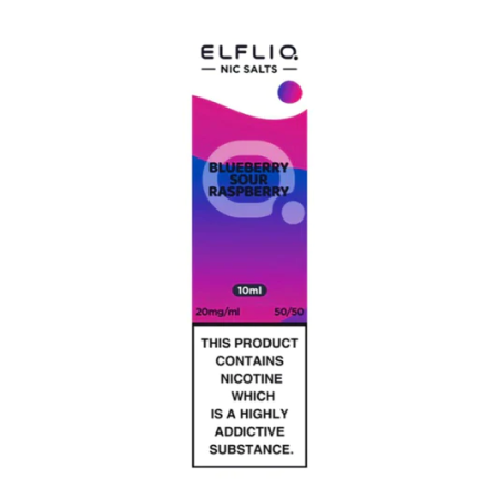 ElfLiq ELiquid By Elf Bar 10ml Blueberry Sour Raspberry - Vapesdirect