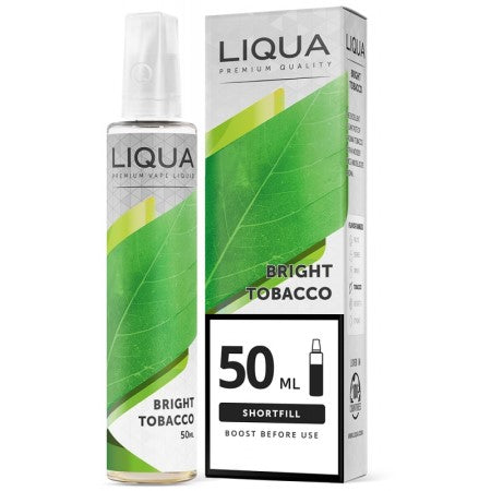 Liqua Mix & Go Bright Tobacco 50ml (70ml Short Fill) - vapesdirect