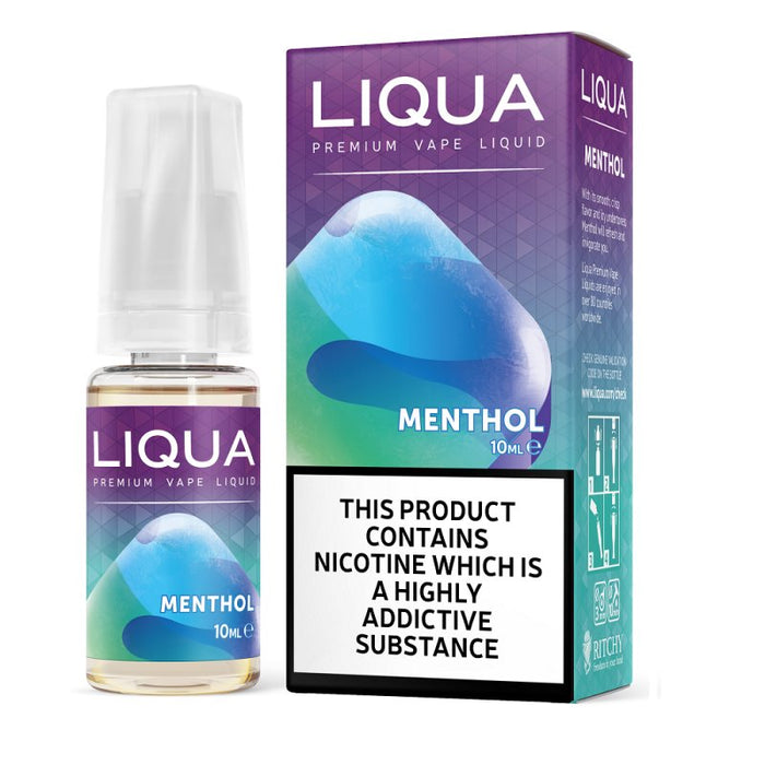 LIQUA Menthol 10ml E-Liquid Vapesdirect LIQUA Menthol 10ml E-Liquid Vapesdirect