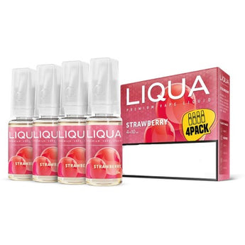 Liqua 10ml 4-Pack Strawberry - vapesdirect