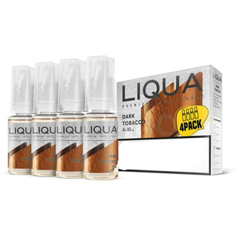 Liqua 10ml 4-Pack Dark Tobacco - vapesdirect