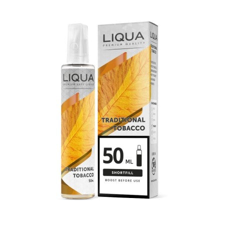 Liqua Mix & Go Traditional Tobacco 50ml (70ml Short Fill) - vapesdirect