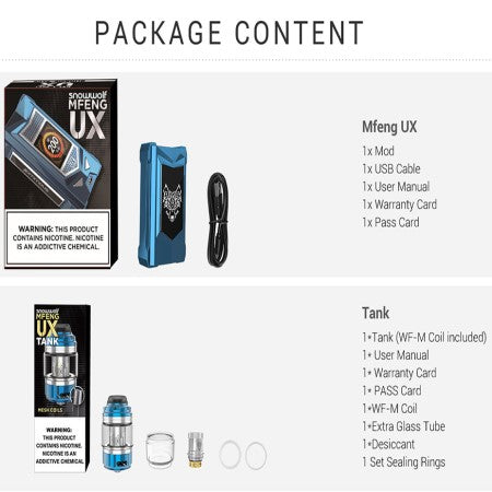 SnowWolf MFENG UX Kit - Free UK Delivery - vapesdirect