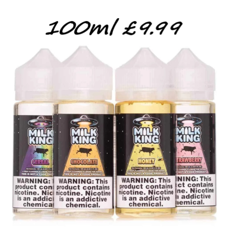 Milk King 100ml Shortfill Honey - vapesdirect