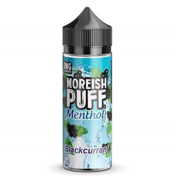 Moreish Puff Menthol Shortfill 50ml Blackcurrant - vapesdirect
