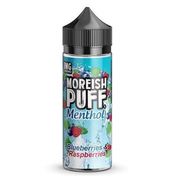 Moreish Puff Menthol Shortfill 50ml Blueberries And Raspberries - vapesdirect