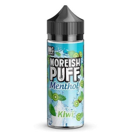 Moreish Puff Menthol Shortfill 50ml Kiwi - vapesdirect
