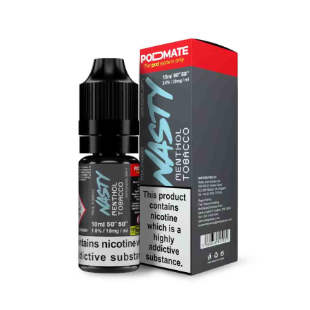 Nasty Pod Mate 10ml Nic Salts - Tobacco Menthol - Vapesdirect