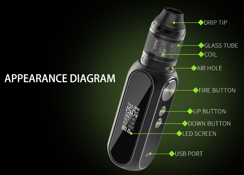 OBS Cube Kit Full Sub Ohm Kit - vapesdirect