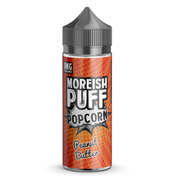Moreish Puff Popcorn 50ml Shortfill - Peanut Butter - vapesdirect