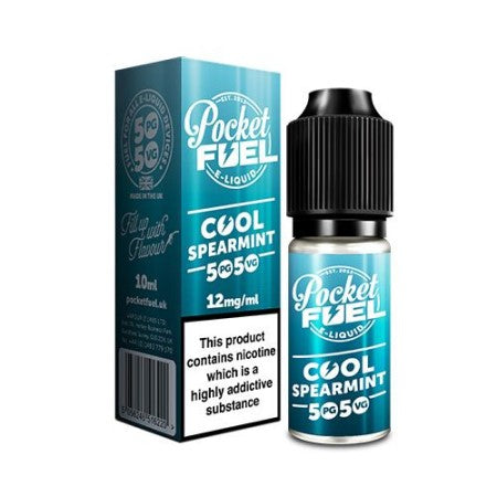 Pocket Fuel Cool Spearmint 50/50 E-Liquid - vapesdirect