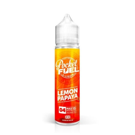 Pocket Fuel 50ml Shortfill Lemon Papaya - vapesdirect