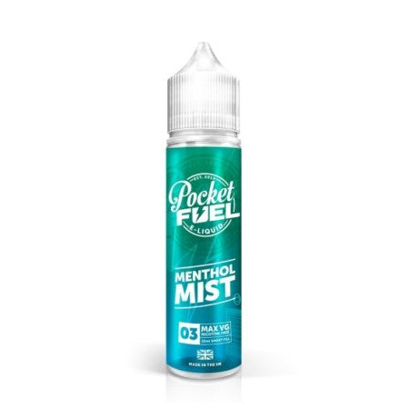 Pocket Fuel 50ml Shortfill Menthol Mist - vapesdirect