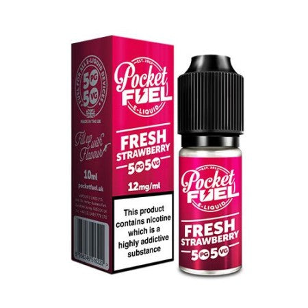 Pocket Fuel Fresh Strawberry 50/50 E-Liquid - vapesdirect