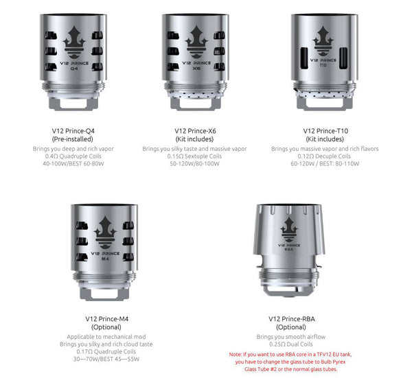 Smok TFV12 Prince Coils 3 Pack - vapesdirect