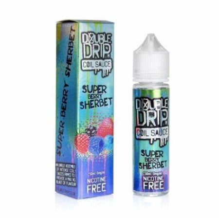 Double Drip Super Berry Sherbet Coil Sauce E-Liquid Shortfill 50ml - vapesdirect