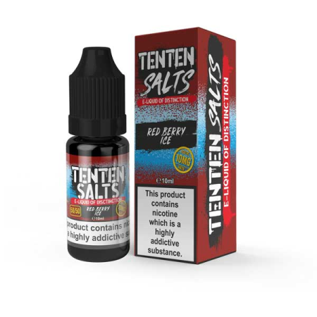 TenTen Salts 10ml - Red Berry Ice - Vapesdirect