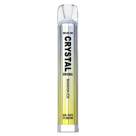 SKE Crystal Disposable Vape Bar - Banana Ice - Vapesdirect