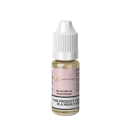 Nicotine Shot By VapesDirect 100VG 18mg - vapesdirect