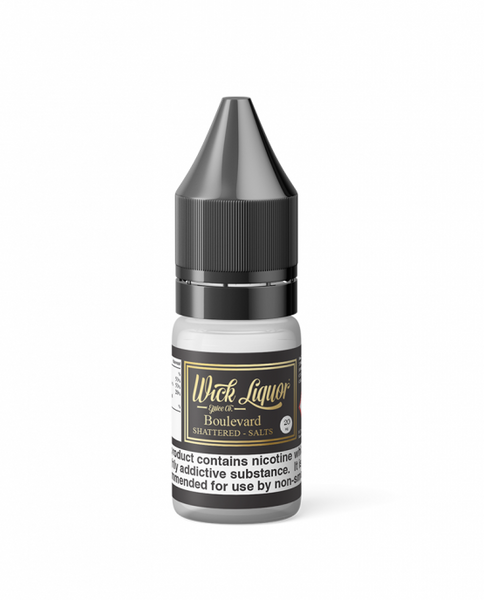 Wick Liquor Nic Salts Boulevard Shattered 10ml TPD - vapesdirect