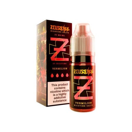 Zeus Juice Vermillion 10ml Nic Salts - vapesdirect