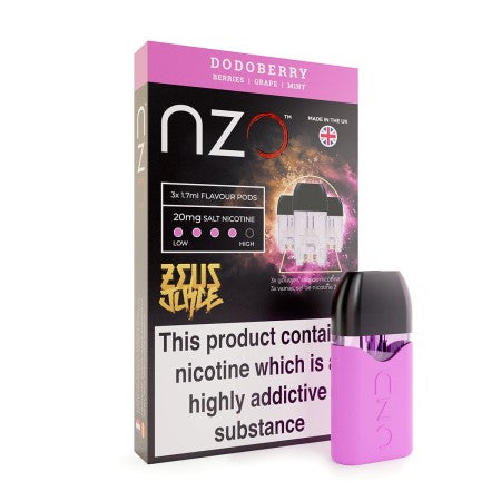 Zeus Juice NZO Replacement Pods - Dodoberry - vapesdirect