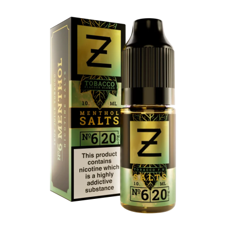 Zeus Juice Menthol Tobacco Nic Salt 10ml E-Liquid - Vapesdirect